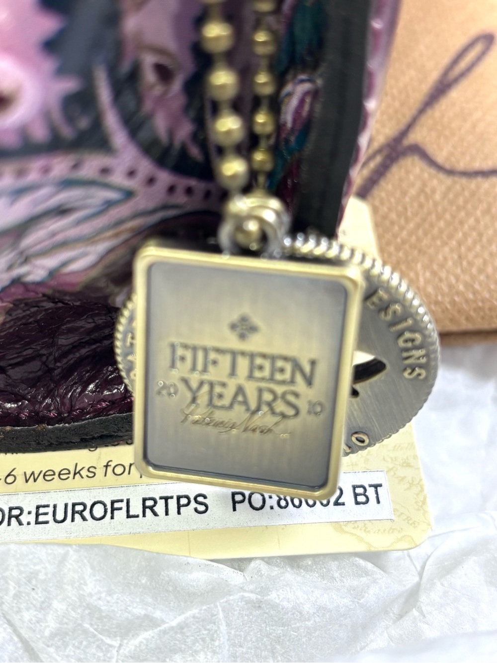 Patricia Nash Verbania Sm Leather Frame C/B. EuroFlrtps. - Picture 7 of 15